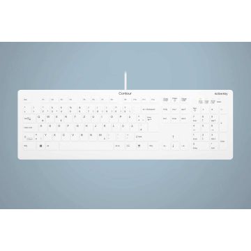 Cherry Active Key Flat Profile Hygiene Deskto (AK-C8112-U1-W/PN) thumbnail