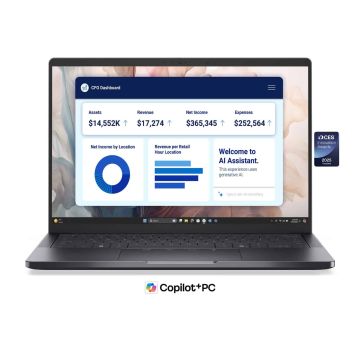 Dell Pro 13 Plus GCTO Base / Intel(R) Core(TM) Ultra 5 235U vPro(R) (12TOPS NPU - 12 cores - up to 4.9 GHz) / Windows 11 Pro (3400018930455.2-2) thumbnail