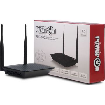 Inter Tech Inter-Tech RPD-600 - Wireless Router - 4-Port-Switch - Wi-Fi 5 - Dual-Band (88888114) (88888114) thumbnail