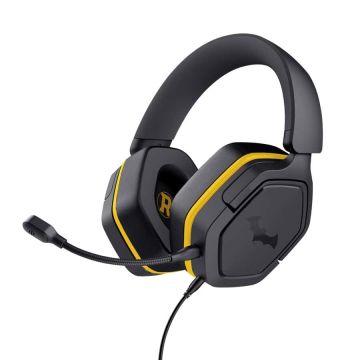 Trust 25784 hoofdtelefoon/headset Bedraad Hoofdband Gamen Zwart, Geel (25784) thumbnail