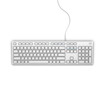 DELL bekabeld toetsenbord - KB216 - VS internationaal (QWERTY) - wit (KB216-WH-ENG-INT) thumbnail