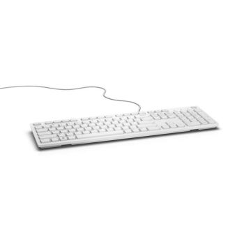 DELL bekabeld toetsenbord - KB216 - Verenigd Koninkrijk (QWERTY) - wit (KB216-WH-UK) thumbnail