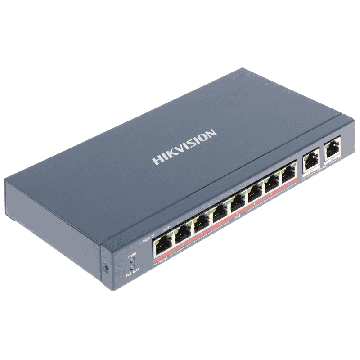 Hikvision DS-3E0310HP-E(C) network switch Unmanaged Fast Ethernet (10/100) Power over Ethernet (PoE) Blue (DS-3E0310HP-E(C)) thumbnail
