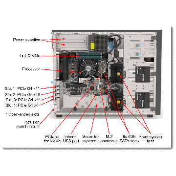 Lenovo ThinkSystem ST250 V3 6353P - Server - 2,7 GHz (7DCEA04WEA) thumbnail
