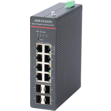 Hikvision DS-3T1512HP-SI-8P4FKIT(75W) Switch (DS-3T1512HP-SI-8P4FKIT(75W)) thumbnail