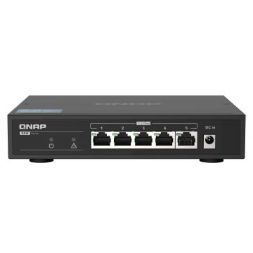 QNAP QSW-1105-5T netwerk-switch Unmanaged Gigabit Ethernet (10/100/1000) Zwart