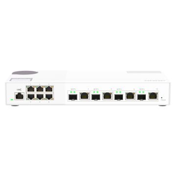 QNAP QSW-M2106-4C netwerk-switch Managed L2 2.5G Ethernet (100/1000/2500) Wit (QSW-M2106-4C) thumbnail