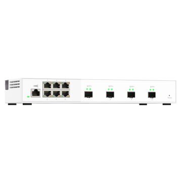 QNAP QSW-M2106-4S netwerk-switch Managed L2 2.5G Ethernet (100/1000/2500) Wit (QSW-M2106-4S) thumbnail
