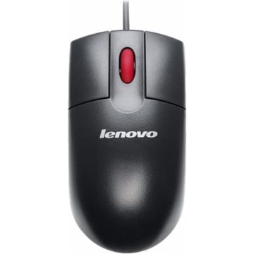 Lenovo - mus - USB - metallisk sort (41U3075) thumbnail