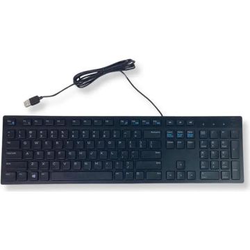 Dell Keyboard, External, USB, English-US, 104 Keys, Black, KB216-B (RKR0N) (RKR0N) thumbnail