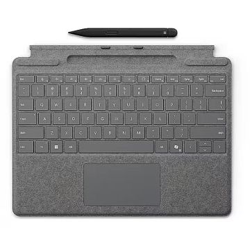 Microsoft Surface Pro Keyboard mit Stiftaufbewahrung - platin (EP2-00342) thumbnail