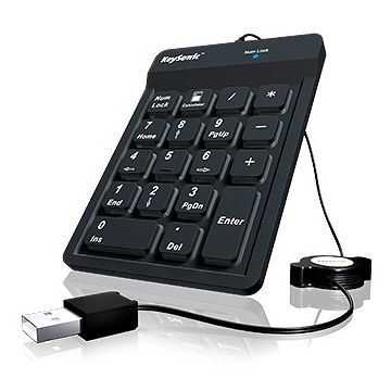 KeySonic ACK-118BK numeriek toetsenbord Universeel USB Zwart