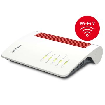 Box 5690 draadloze router 2.5 Gigabit Ethernet Dual-band (2.4 GHz / 5 GHz) Rood, Wit (20003096) thumbnail