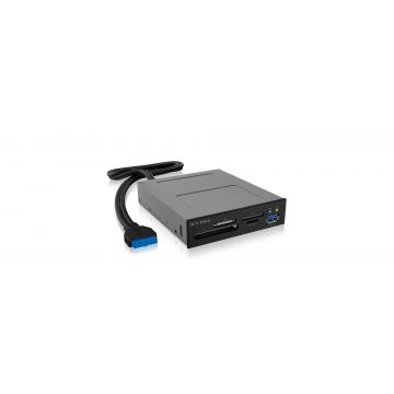 ICY BOX IB-872-i3 geheugenkaartlezer USB Intern Zwart