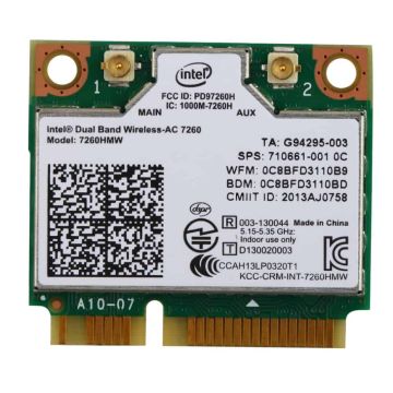 Intel Dual Band Wireless-AC 7260 - Network adapter (7260.HMWWB.R) thumbnail