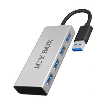 ICY BOX IB-AC6104 USB 3.2 Gen 1 (3.1 Gen 1) Type-A 5000 Mbit/s Wit