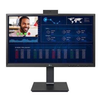 LG 24CQ651I-6P All-in-One PC/workstation Intel® Celeron® J4105 61 cm (24") 1920 x 1080 Pixels All-in-One thin client 4 GB DDR4-SDRAM 16 GB HDD Wi-Fi 4 (802.11n) Wit (24CQ651I-6P.AEU) thumbnail