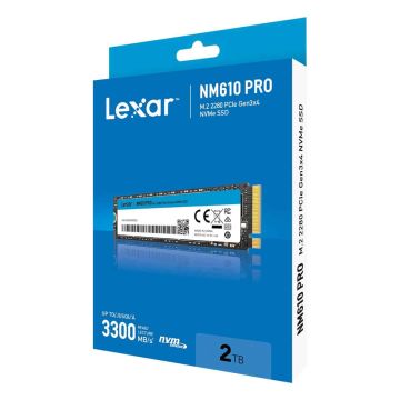 Lexar NM610 Pro 2TB SSD - NVMe M.2 Type 2280 (LNM610P002T-RNNNG) thumbnail