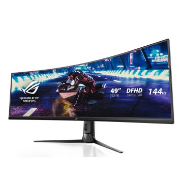 ASUS ROG Strix XG49VQ computer monitor 124,5 cm (49") 3840 x 1080 Pixels UltraWide Full HD LED Zwart (XG49VQ) thumbnail