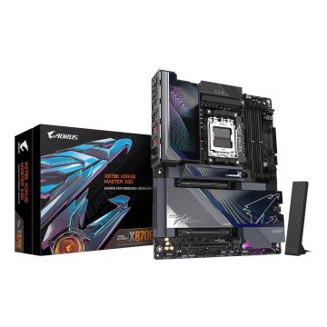 GIGABYTE X870E AORUS MASTER X3D AMD X870E Socket AM5 ATX (X870E A MASTER X) thumbnail