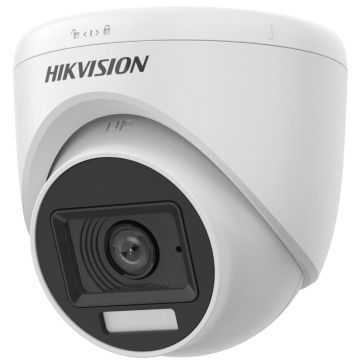 Hikvision DS-2CE76D0T-LPFS(2.8mm) 2MP Smart Hybrid Light Audio Fixed Turret Camera (DS-2CE76D0T-LPFS(2.8MM)) thumbnail