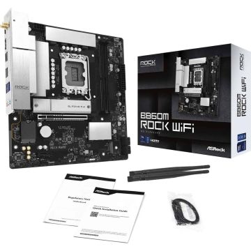 ASRock B860M Rock Wifi 1851 mATX HDMI/DP DDR5 (90-MXBU60-A0UAYZ) thumbnail