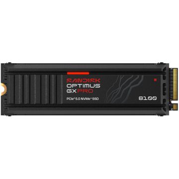 Sandisk SSD OPTIMUS GXPRO 8100 PCIe5 NVMe 8TB HS (SDSP82800TAH-000E0) thumbnail