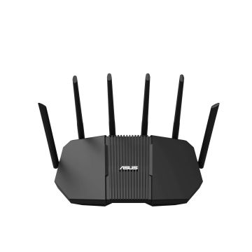 ASUS RT-BE90U BE9400 AiMesh draadloze router 2.5 Gigabit Ethernet Tri-band (2,4 GHz / 5 GHz / 6 GHz) Zwart (90IG0A30-MO9C10) thumbnail