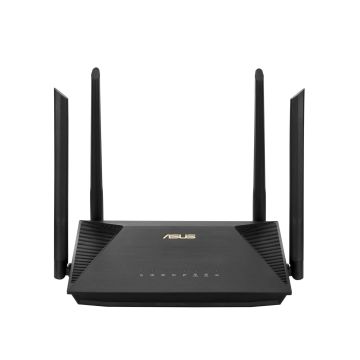 ASUS RT-AX1800U draadloze router Gigabit Ethernet Dual-band (2.4 GHz / 5 GHz) Zwart (RT-AX1800U) thumbnail