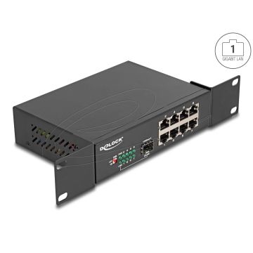 Delock 10 Gigabit Ethernet Switch 8 Port + 1 SFP (88064) thumbnail