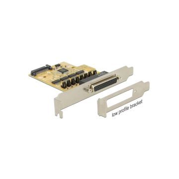Delock PCI Express x1 Karte zu 4 x Seriell mit Spannungsversorgung (89447) thumbnail