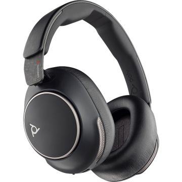 HP Poly Poly Voyager Surround 80 UC - Kopfhörer mit Mikrofon - ohrumschließend - Bluetooth - kabellos, kabelgebunden - aktive Ra (220116-01) thumbnail