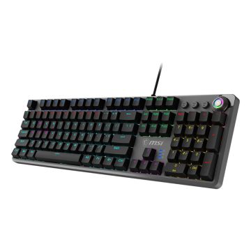 MSI FORGE GK310 RED DE toetsenbord Gamen USB QWERTY Duits Zwart (OS1-8ZA8013-000) thumbnail