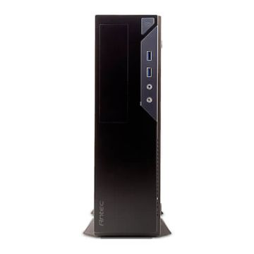 Antec Value Solution VSK2000-U3 - Desktop Slimline - micro ATX - ohne Netzteil - Schwarz - USB/Audio (0-761345-920003-2) thumbnail