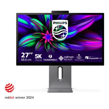Philips Brilliance 27E3U7903/00 computer monitor 68,6 cm (27") 5120 x 2880 Pixels 5K Ultra HD LCD Grijs (27E3U7903) thumbnail