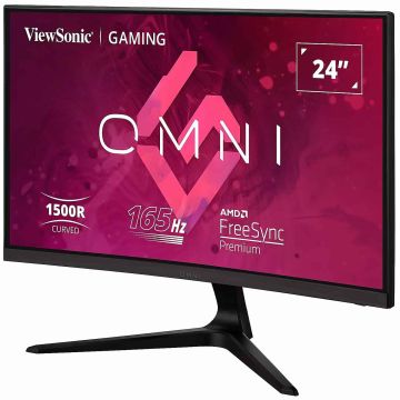 Viewsonic VX2418C Gaming Monitor EEK F (A - G) 59.9 cm (23.6 inches) 1920 x 1080 pixels 169 1 ms HDM (VS19012) thumbnail