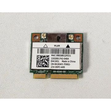 Dell K2GW5 (Atheros CCAI11LP3190T0) DW1901 Wi-Fi And Bluetooth 4.0 Combo Card - PCI Express Half Mini - 802.11n - Dual-band (K2GW5) thumbnail