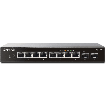 Draytek Switch Desk. DrayTek VigorSwitch  Q-1100x  2*SFP+/ 8*2,5GBE retail (VSWITCHQ1100X-DE-AT-CH) thumbnail
