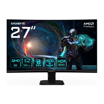 GIGABYTE GS27QCA computer monitor 68,6 cm (27") 2560 x 1440 Pixels Quad HD LED Zwart (GS27QCA EK) thumbnail