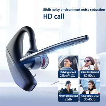 HP 7S3Y4AA Poly Voyager 5200-M Office Headset - Wireless - Bluetooth - USB-C - Microsoft Teams Certified - Rechargeable Battery (7S3Y4AA) thumbnail