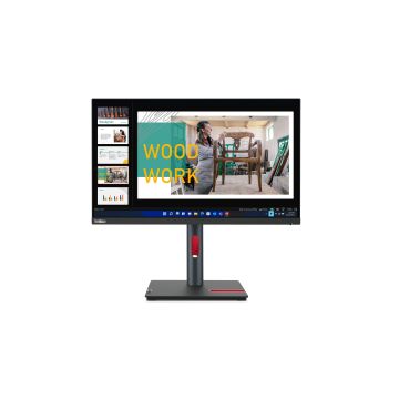 Lenovo ThinkVision P24q-30 computer monitor 60,5 cm (23.8") 2560 x 1440 Pixels Quad HD LED Zwart (63B4GAR6EU) thumbnail