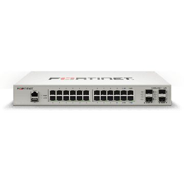 Fortinet FS-124E-POE network switch Managed L2 Gigabit Ethernet (10/100/1000) Power over Ethernet (PoE) 1U White (FORTISWITCH-124E-POE) thumbnail