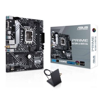 ASUS PRIME H610M-A WIFI D4 Intel H610 LGA 1700 micro ATX (PRIME H610M-A WIFI D4) thumbnail