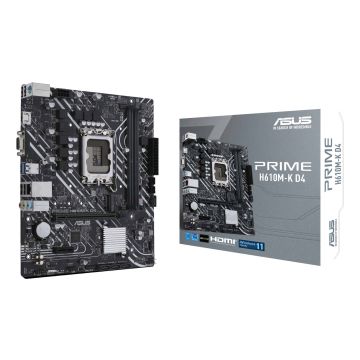 ASUS PRIME H610M-K D4 Intel H610 LGA 1700 micro ATX (PRIME H610M-K D4) thumbnail