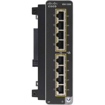 Cisco IE 3300 Rugged 8 port GE Exp Mod (IEM-3300-8P=) thumbnail