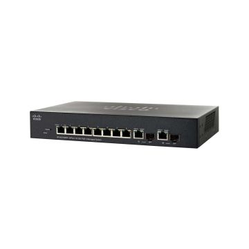 Cisco Small Business SF302-08PP - Pøepínaè - L3 - øízený - 8 x 10/100 (PoE+) + 2 x kombina (SF302-08PP-K9EU-RF) thumbnail