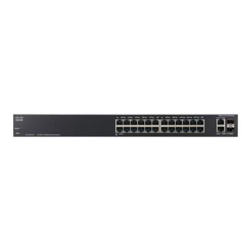 Cisco Small Business Smart SF200-24P - Pøepínaè - øízený - 12 x 10/100 (PoE) + 12 x 10/100 (SLM224PT-EU-RF) thumbnail