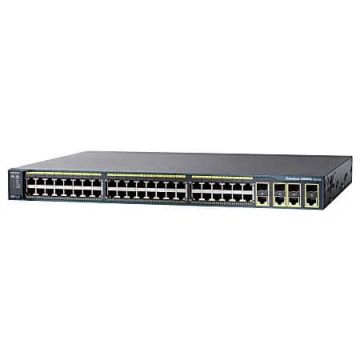 Cisco Catalyst 2960-48TC - Pøepínaè - L4 - øízený - 48 x 10/100 + 2 x kombinace Gigabit SF (WS-C2960-48TC-L-RF) thumbnail