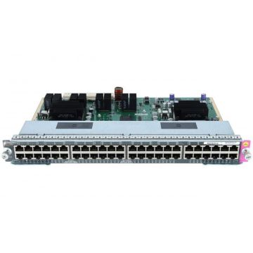 Cisco Switch, 48x10/100/1000 RJ45/REMANUFACTURED (WS-X4648-RJ45-E-RF) thumbnail