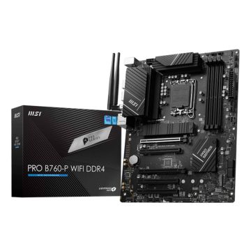 MSI PRO B760-P WIFI DDR4 moederbord Intel B760 LGA 1700 ATX (PRO B760-P WIFI DDR4) thumbnail